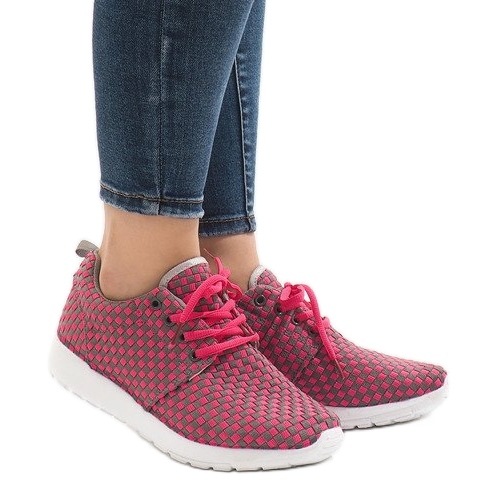Pink A5126 sports shoes