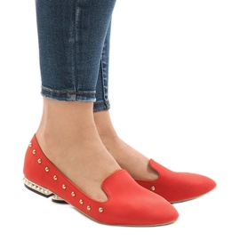 Red ZHC-980 ballerina loafers Red ZHC-980 ballerina loafers