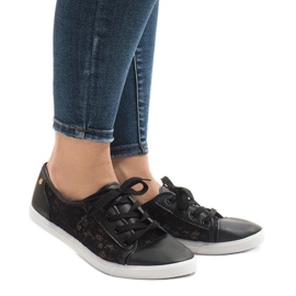 JX05 black lace sneakers JX05 black lace sneakers