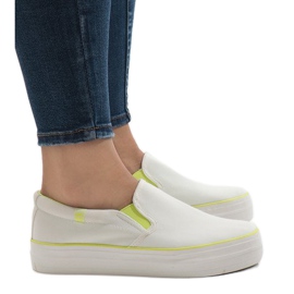 White sneakers platform GF-41