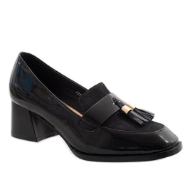 Black high heels PZY-01