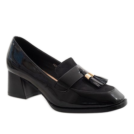Black high heels PZY-01