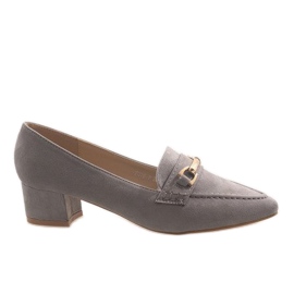 Gray suede high heels 7078-P grey Gray suede high heels 7078-P grey