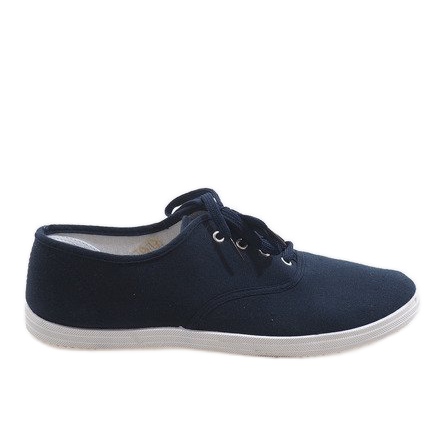 Navy blue men's sneakers SR13103