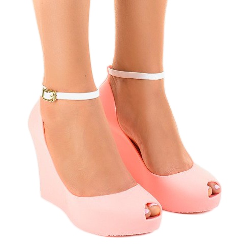 Pink rubber melissa uncovered KM06-9