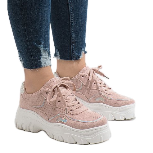 HX999 pink sneakers