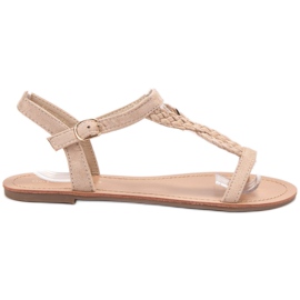 Ch. Creation Suede Sandals brown