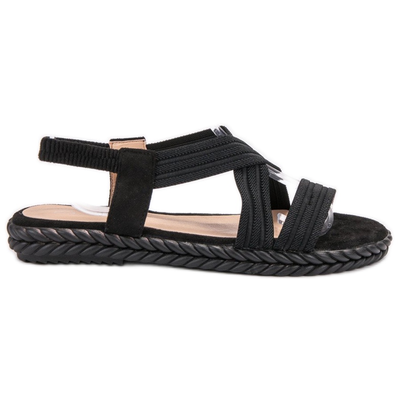 SHELOVET Comfortable women's sandals black