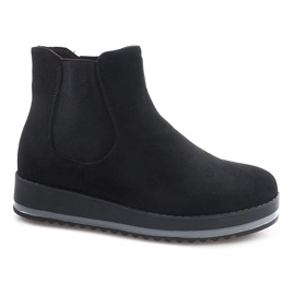 Warm Booties Jodhpur boots K-105 Black