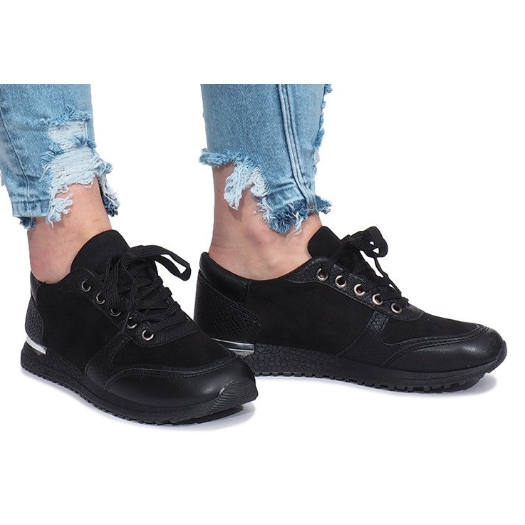 Black sports Lyon sneakers
