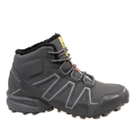 Gray insulated snow boots BN8810 grey