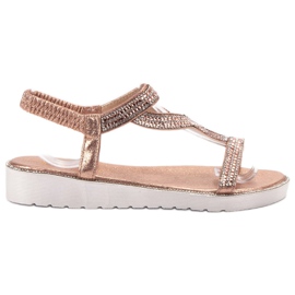 Bestelle Slip-on Sandals On The Platform pink