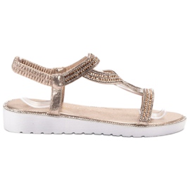 Bestelle Slip-on Sandals On The Platform yellow Bestelle Slip-on Sandals On The Platform yellow