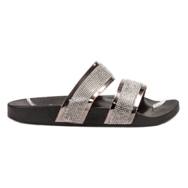 Erynn Black Slippers