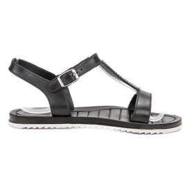 SHELOVET Rubber Sandals black SHELOVET Rubber Sandals black