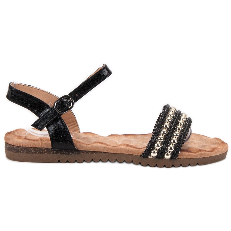 Emaks Comfortable women's sandals black
