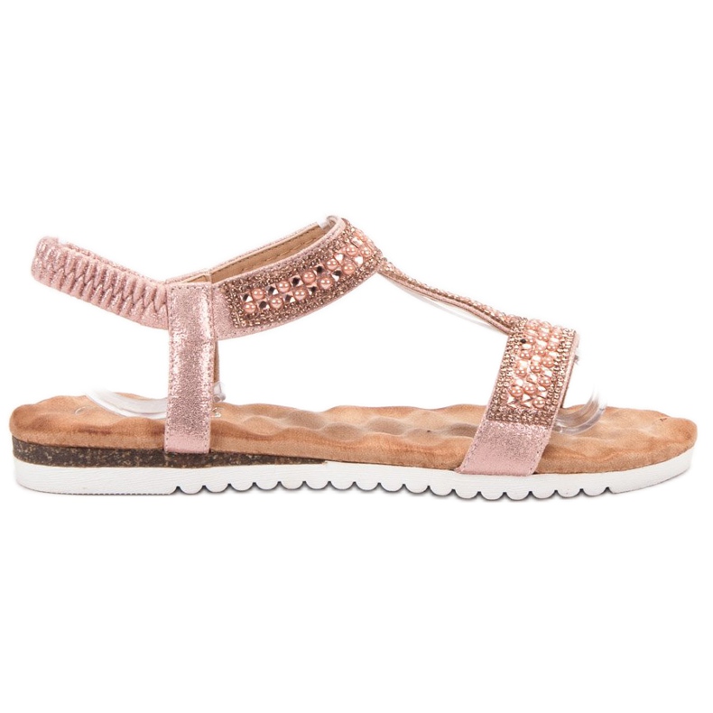 Emaks Decorated Women's Sandals pink