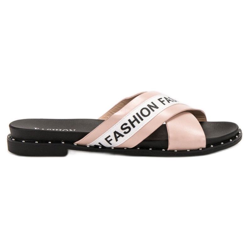 SHELOVET Pink Fashion Slippers
