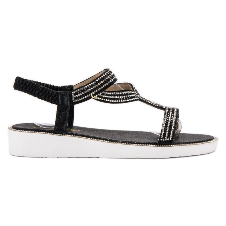 SHELOVET Slip-on Sandals In Kotrna black