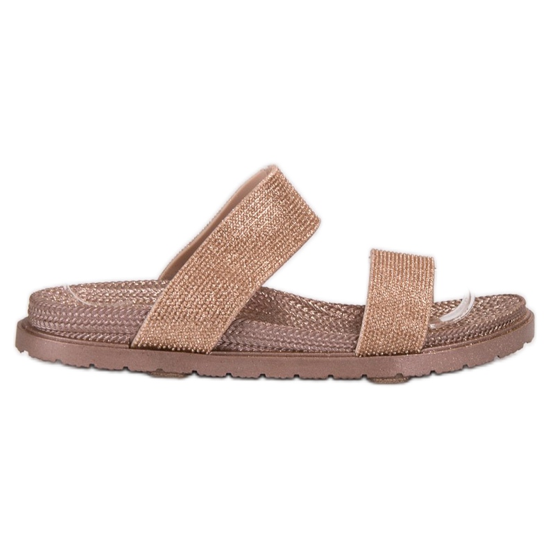 EXQUILY Fashionable Rubber Slippers pink
