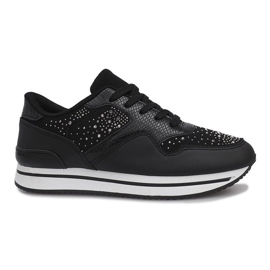 Black sports Odette sneakers