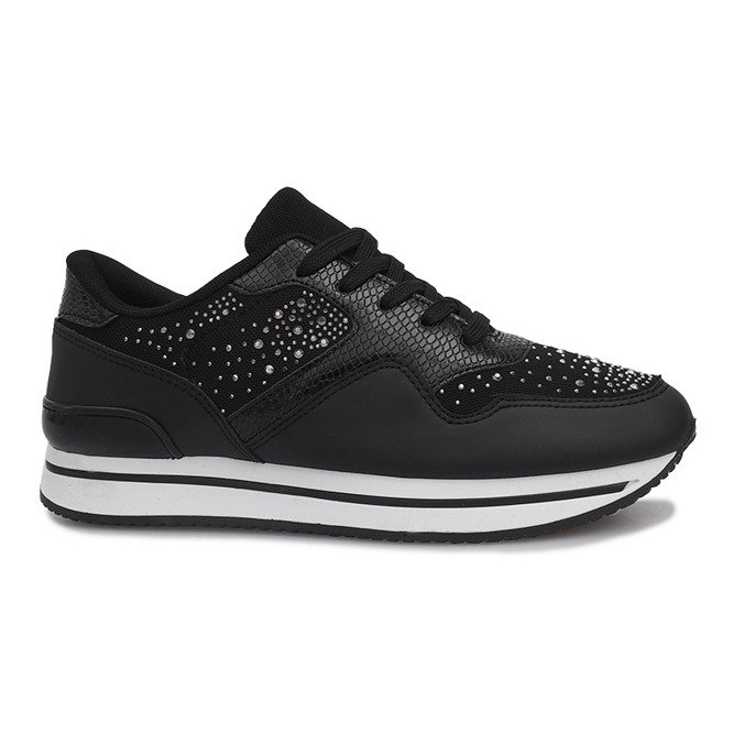 Black sports Odette sneakers