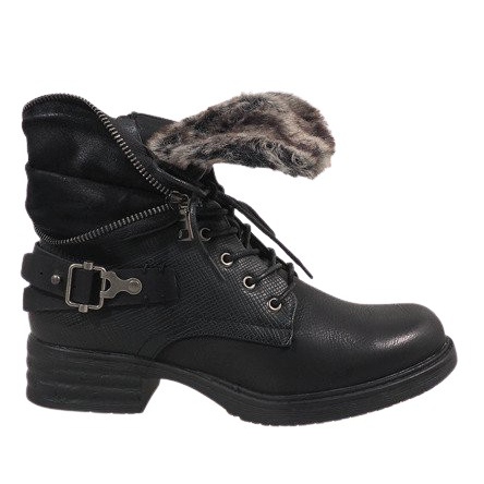 Black insulated boots JA3203