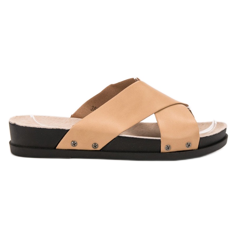 Clowse Beige Slippers