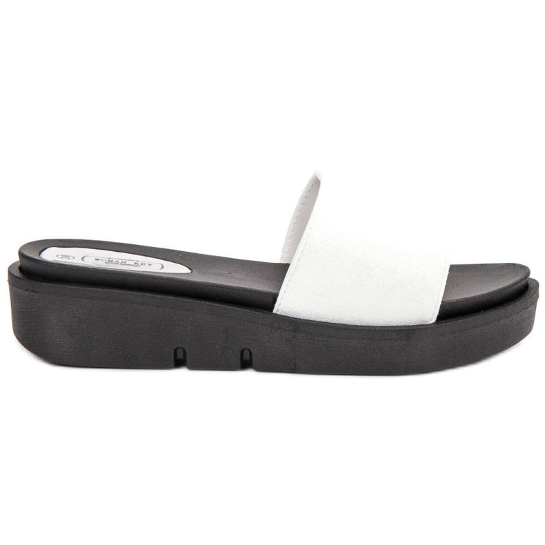 SHELOVET Wedge Sandals white SHELOVET Wedge Sandals white
