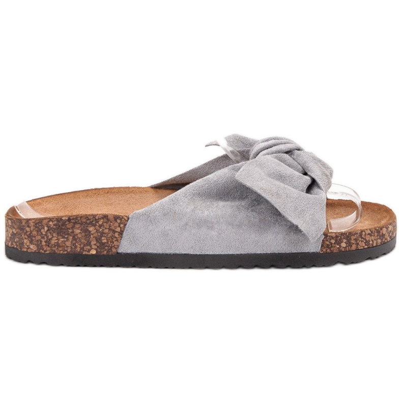 Super Me Fashionable Gray Slippers grey