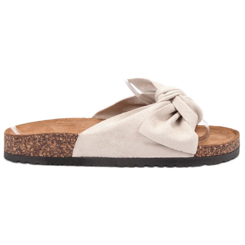 Super Me Fashionable Beige Slippers Super Me Fashionable Beige Slippers