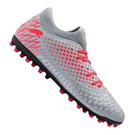 Football boots Puma Future 4.4 Mg M 105689-01 multicolored grey