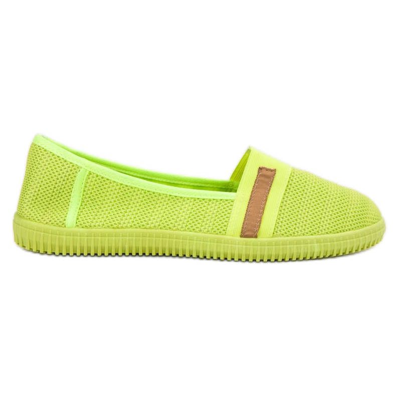 SHELOVET Neon Slipons yellow