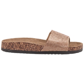 Bona Slippers With Cork Sole yellow