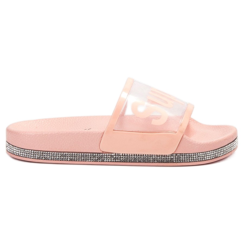 Bona Transparent Slippers pink