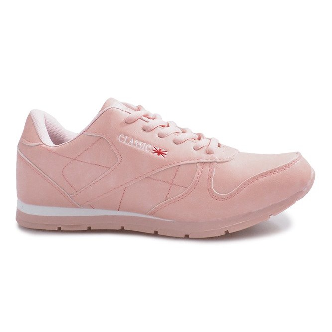 Classic pink sports sneakers