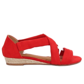 Sandals espadrilles red 9R72 Red