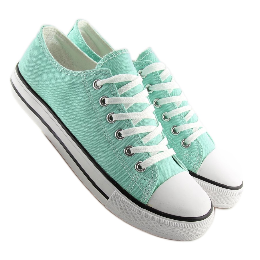 Ladies mint green sneakers cheap