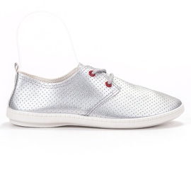 SHELOVET Silver Sneakers grey