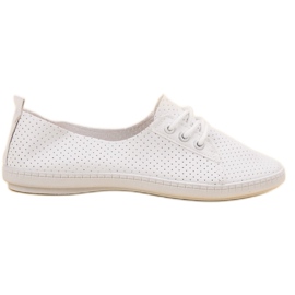 SHELOVET Eco Leather Sneakers white