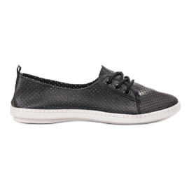 SHELOVET Eco Leather Sneakers black SHELOVET Eco Leather Sneakers black