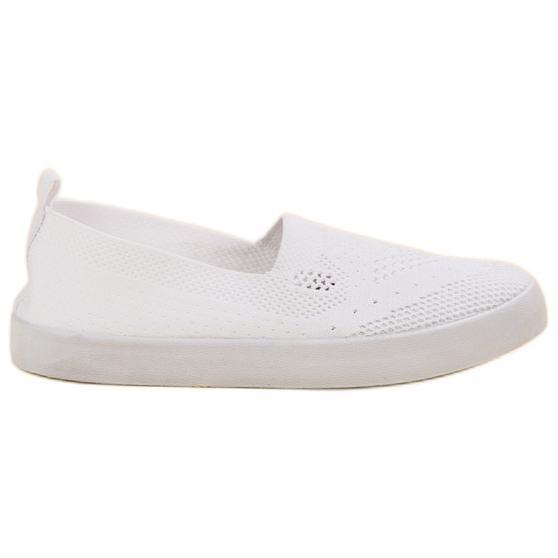 SHELOVET Textile Slipons white