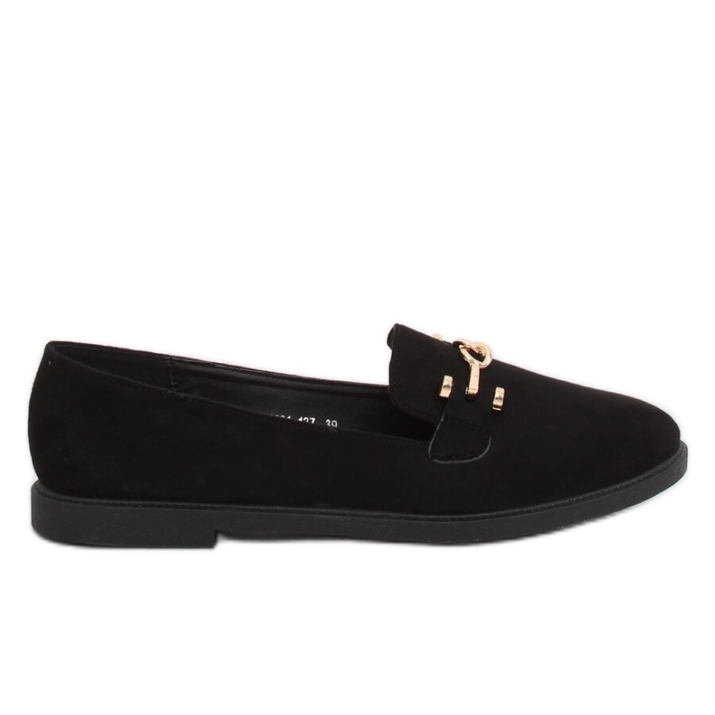Black women's loafers 1631-127 Black Black women's loafers 1631-127 Black