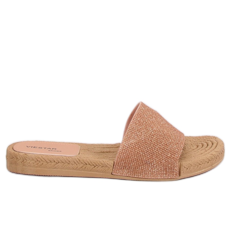 Pink women's pink slippers JFF-V182 Pink