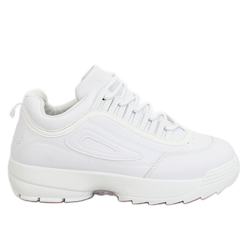 White sports shoes D1909 White White sports shoes D1909 White
