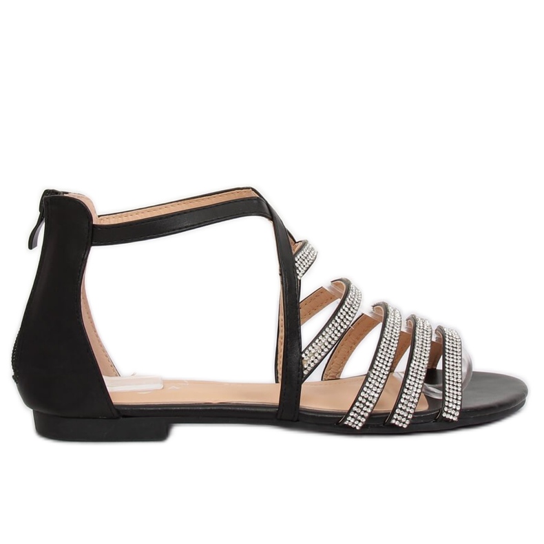 Black women's sandals LL6339 Black