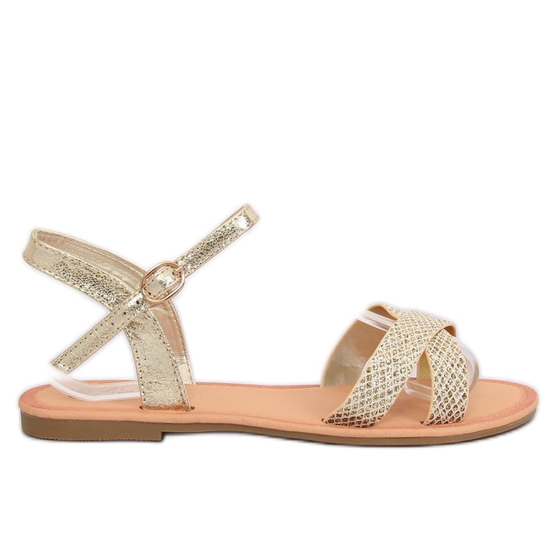 Women's and gold sandals WL282 Gold golden