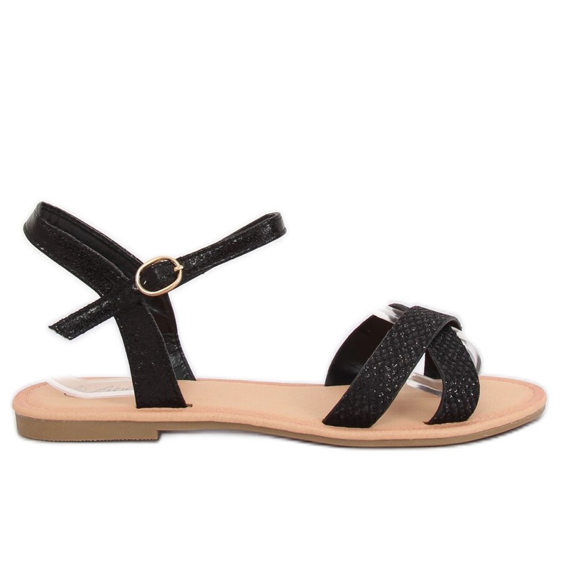 Black and women's sandals WL282 Black