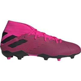 Football shoes adidas Nemeziz 19.3 Fg M F34388 pink black Football shoes adidas Nemeziz 19.3 Fg M F34388 pink black