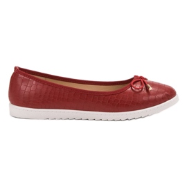 Comer Elegant burgundy ballerinas red Comer Elegant burgundy ballerinas red